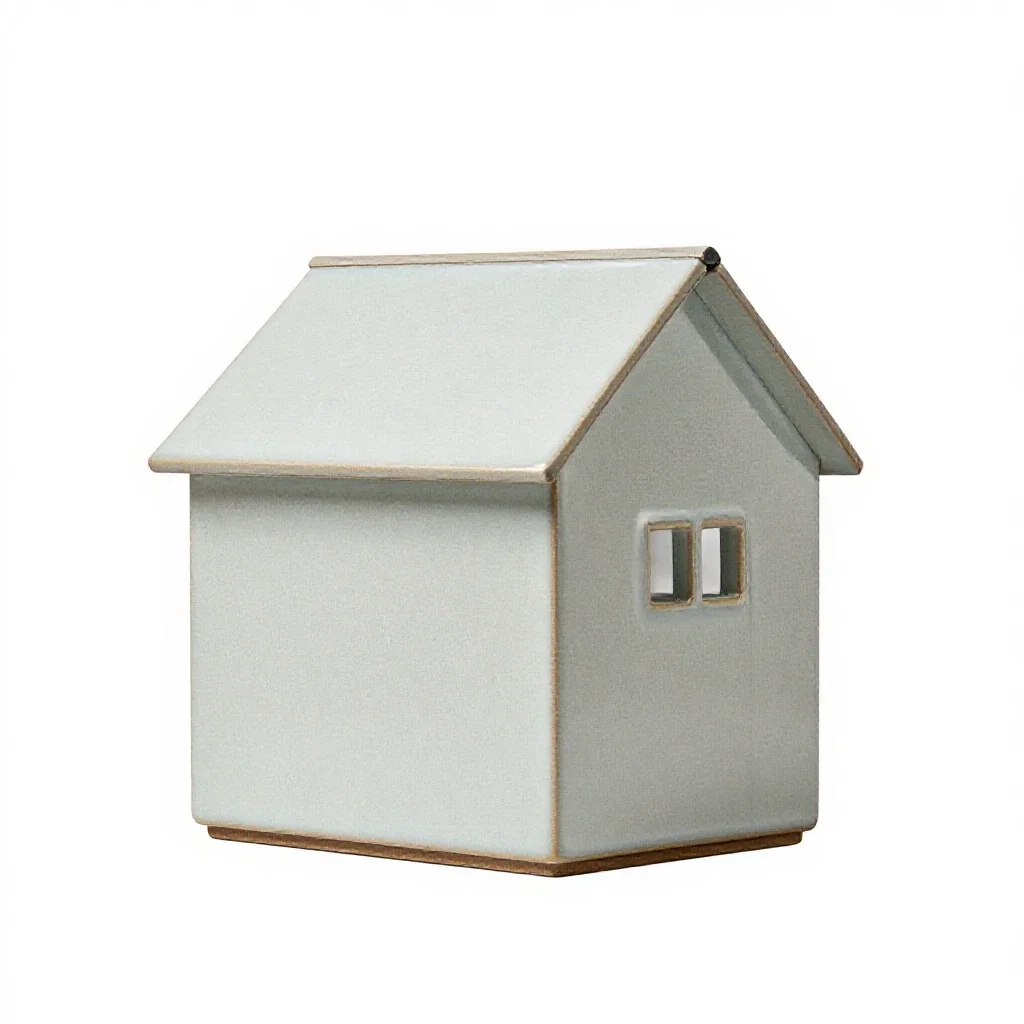 Summer house isolated on a white background