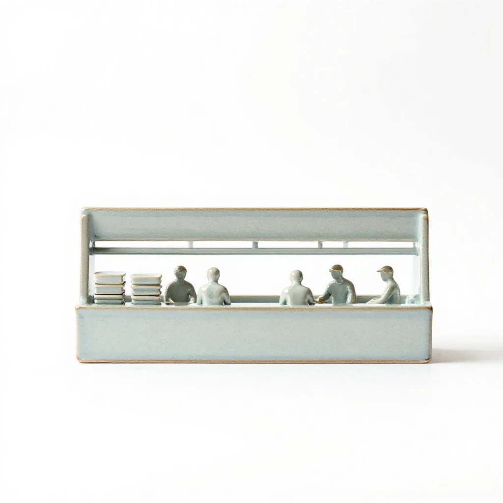 Sweatshop isolated on a white background