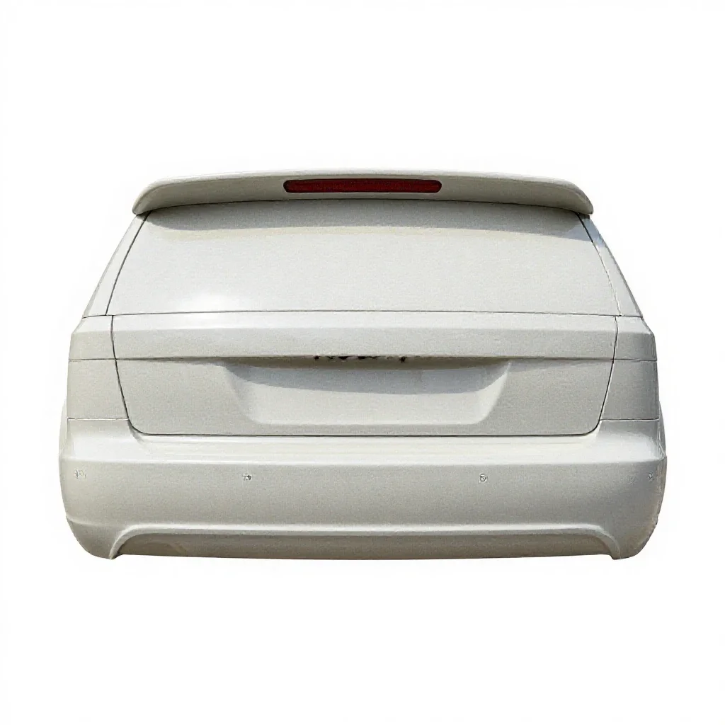 Tail gate isolated on a white background