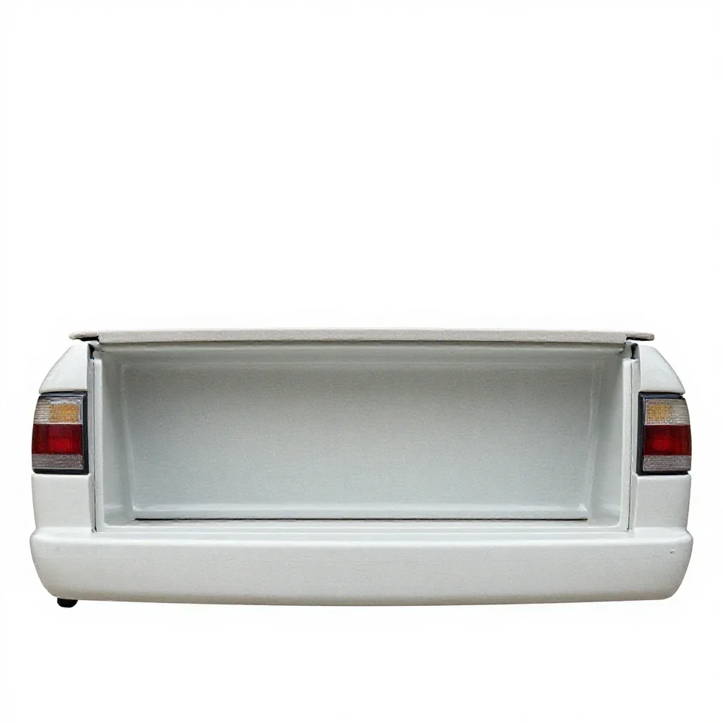 Tailgate isolated on a white background