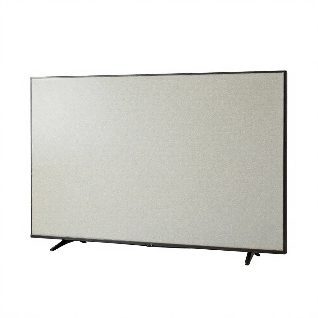 Television room isolated on a white background