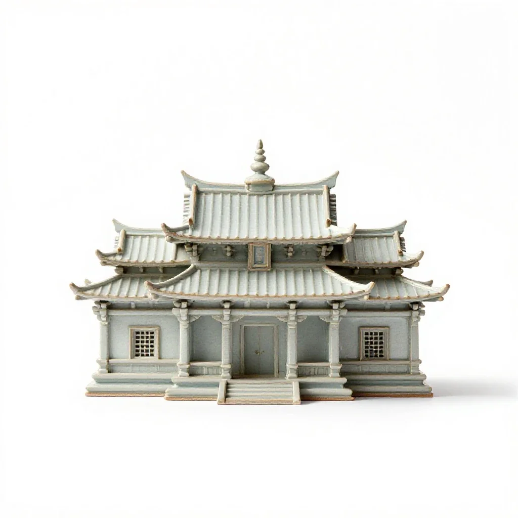 Temple isolated on a white background