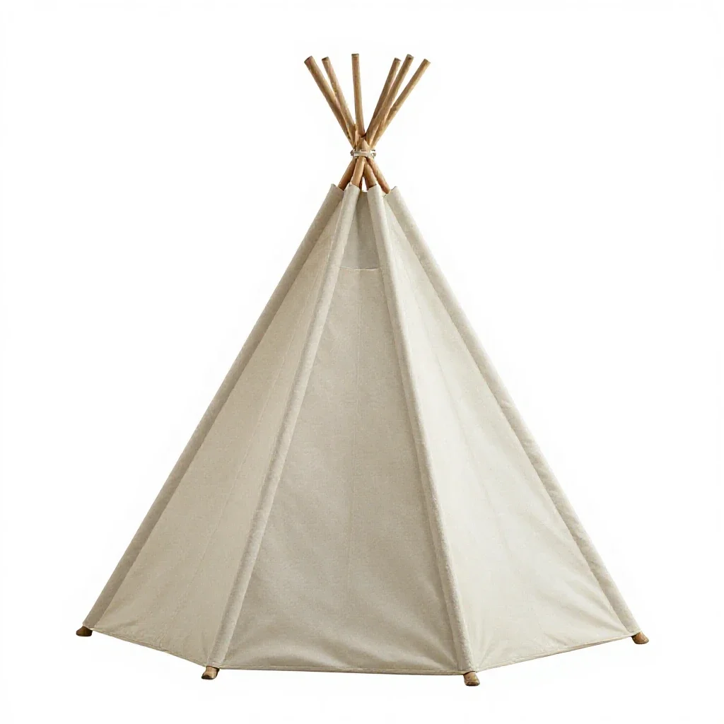 Tepee isolated on a white background