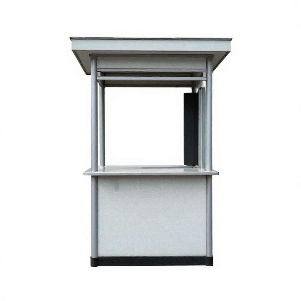 Tollbooth isolated on a white background