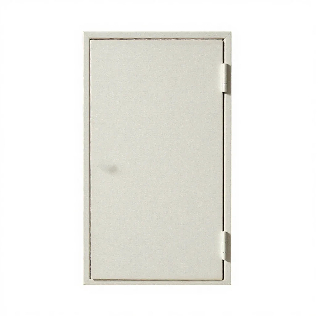 Trap door isolated on a white background