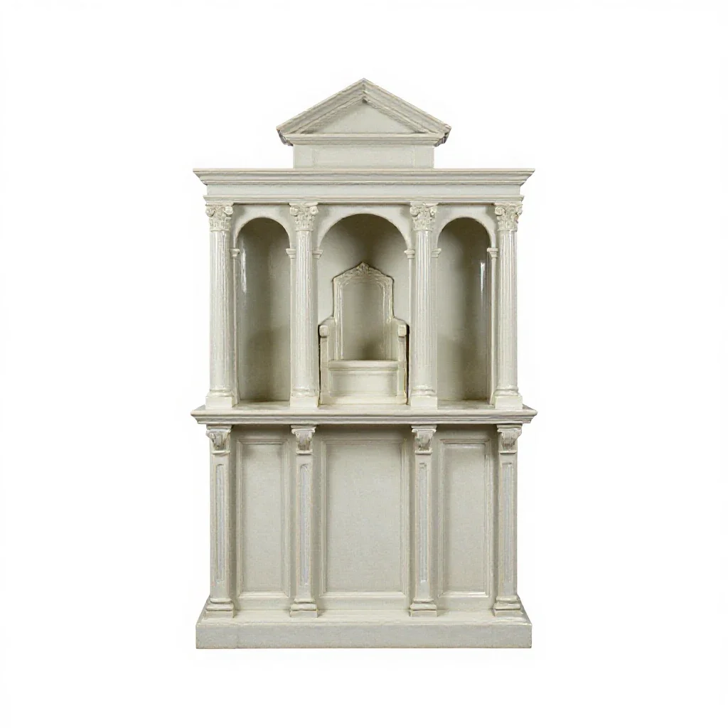 Tribune isolated on a white background