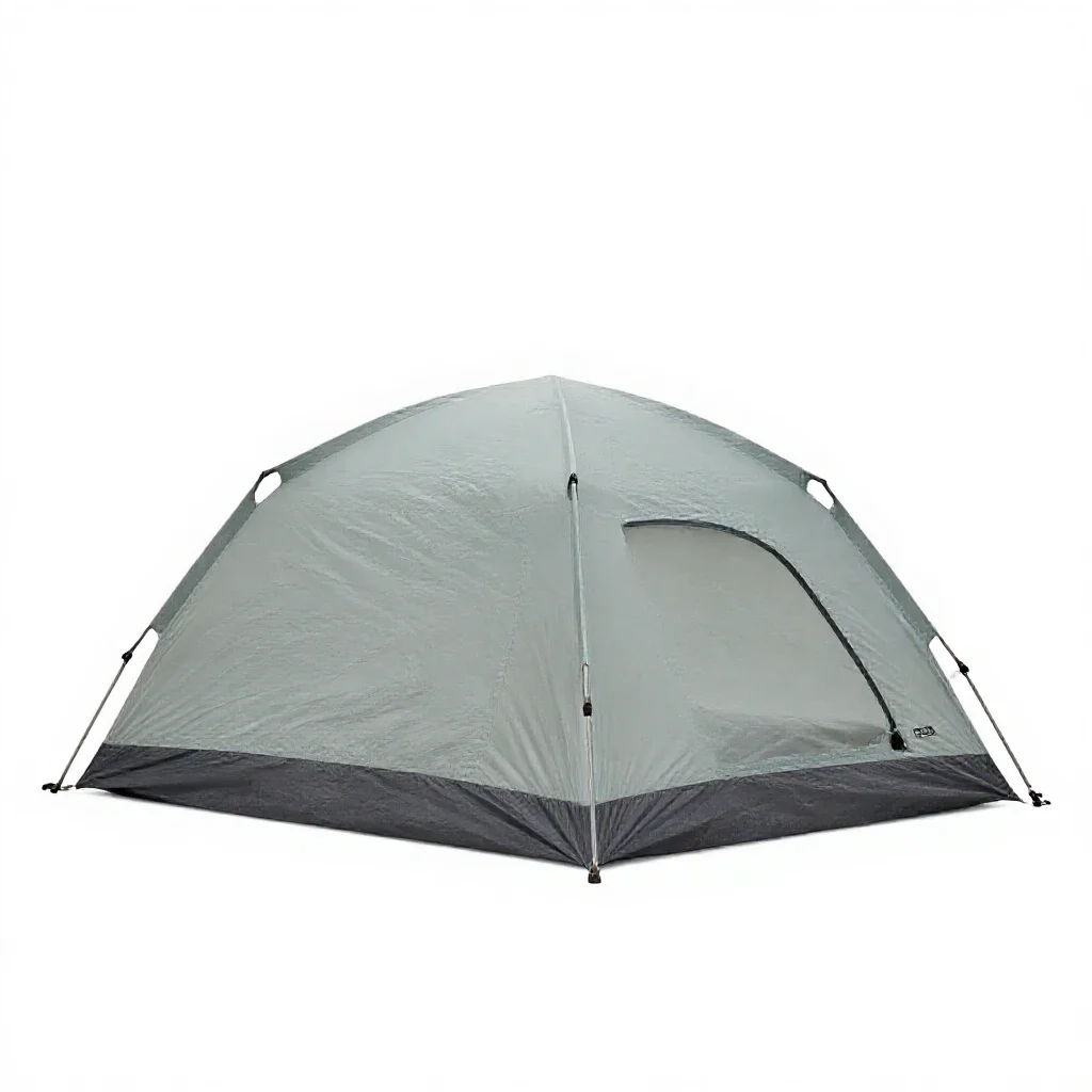 Two-man tent isolated on a white background