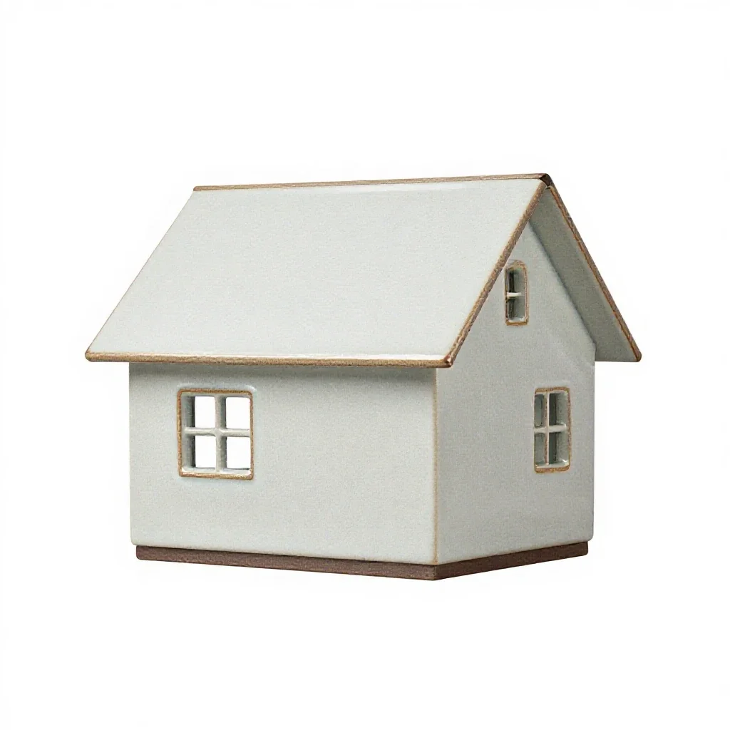 Vacation home isolated on a white background