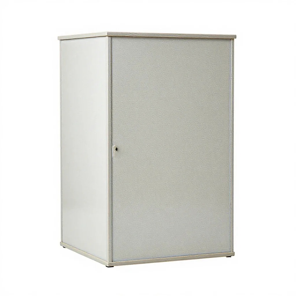 Voting booth isolated on a white background