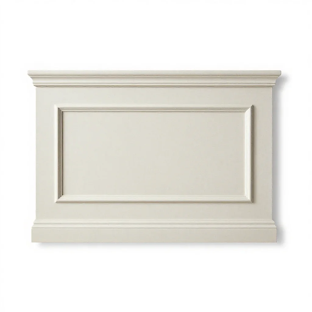 Wainscoting isolated on a white background