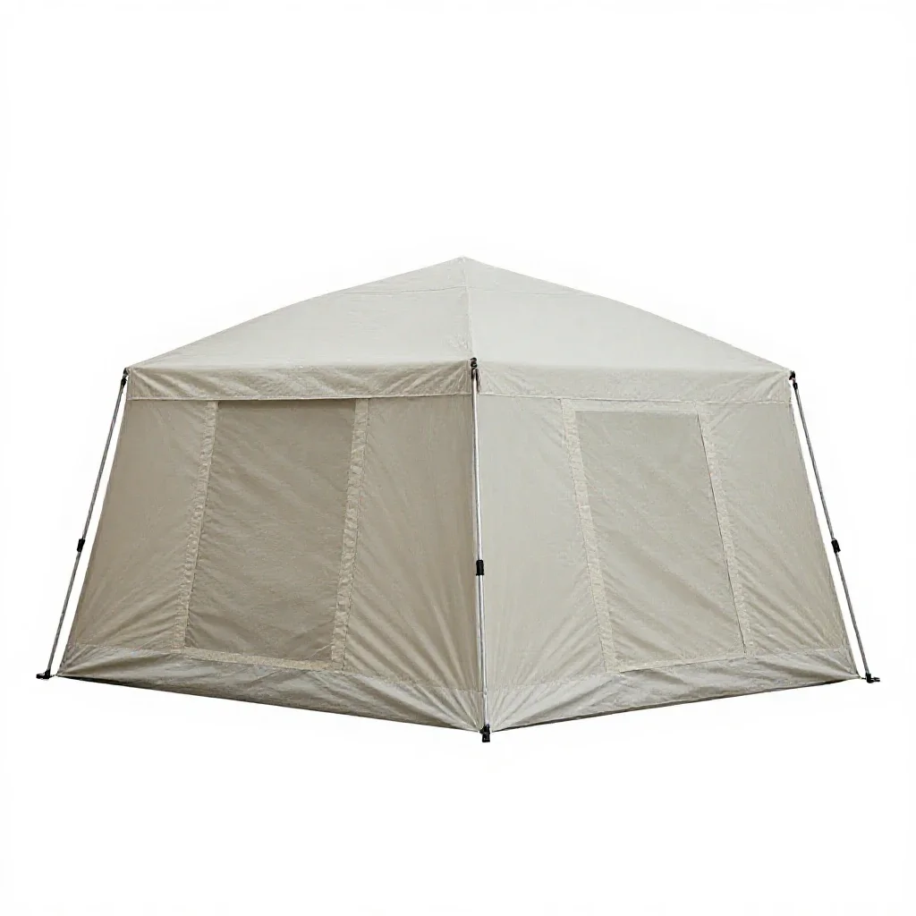 Wall tent isolated on a white background