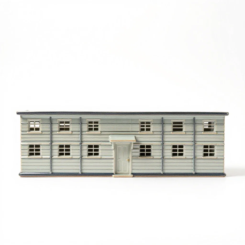 Workhouse isolated on a white background