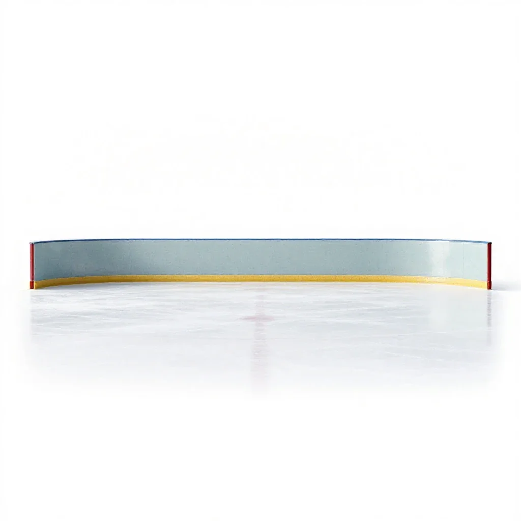 Ice rink isolated on a white background