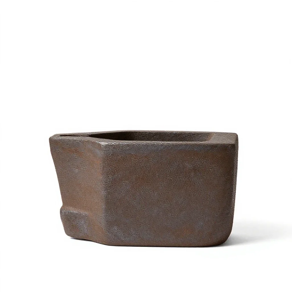 Iron foundry isolated on a white background