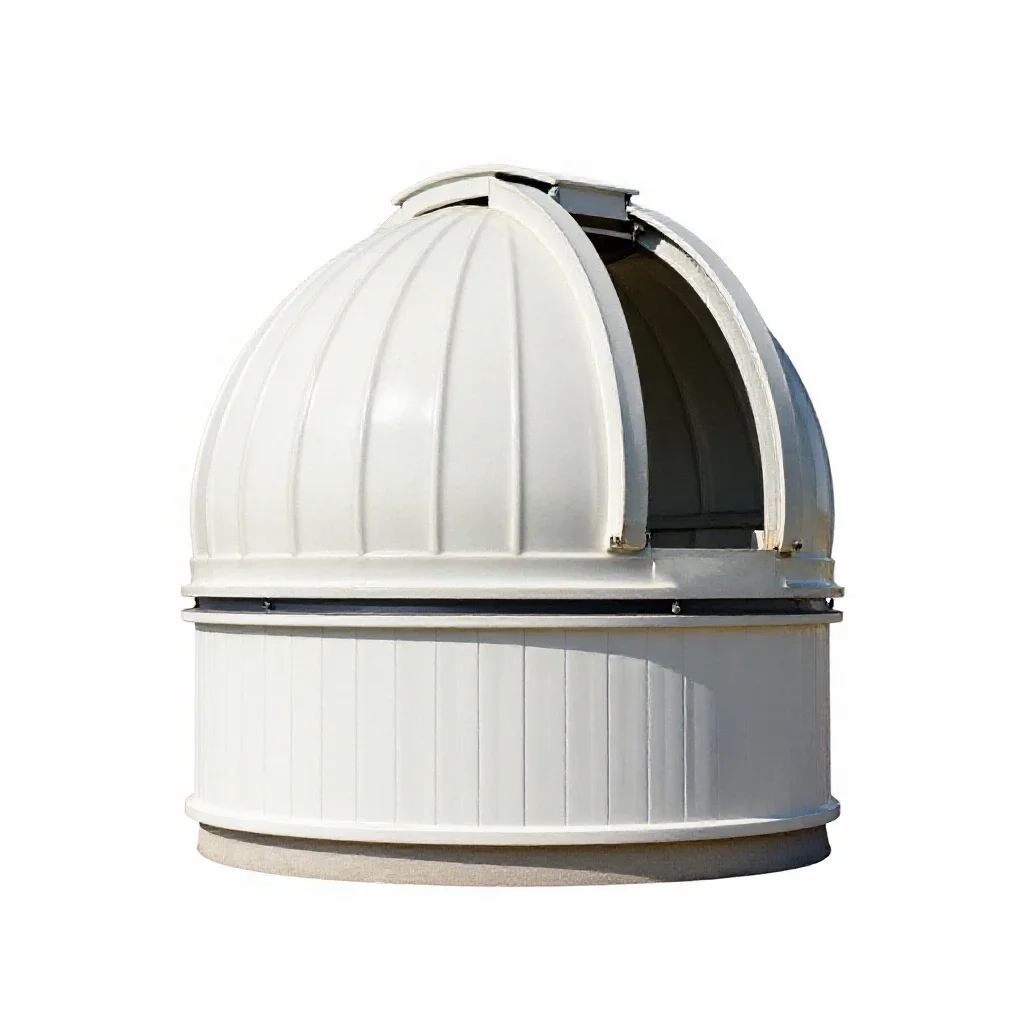 Observatory isolated on a white background