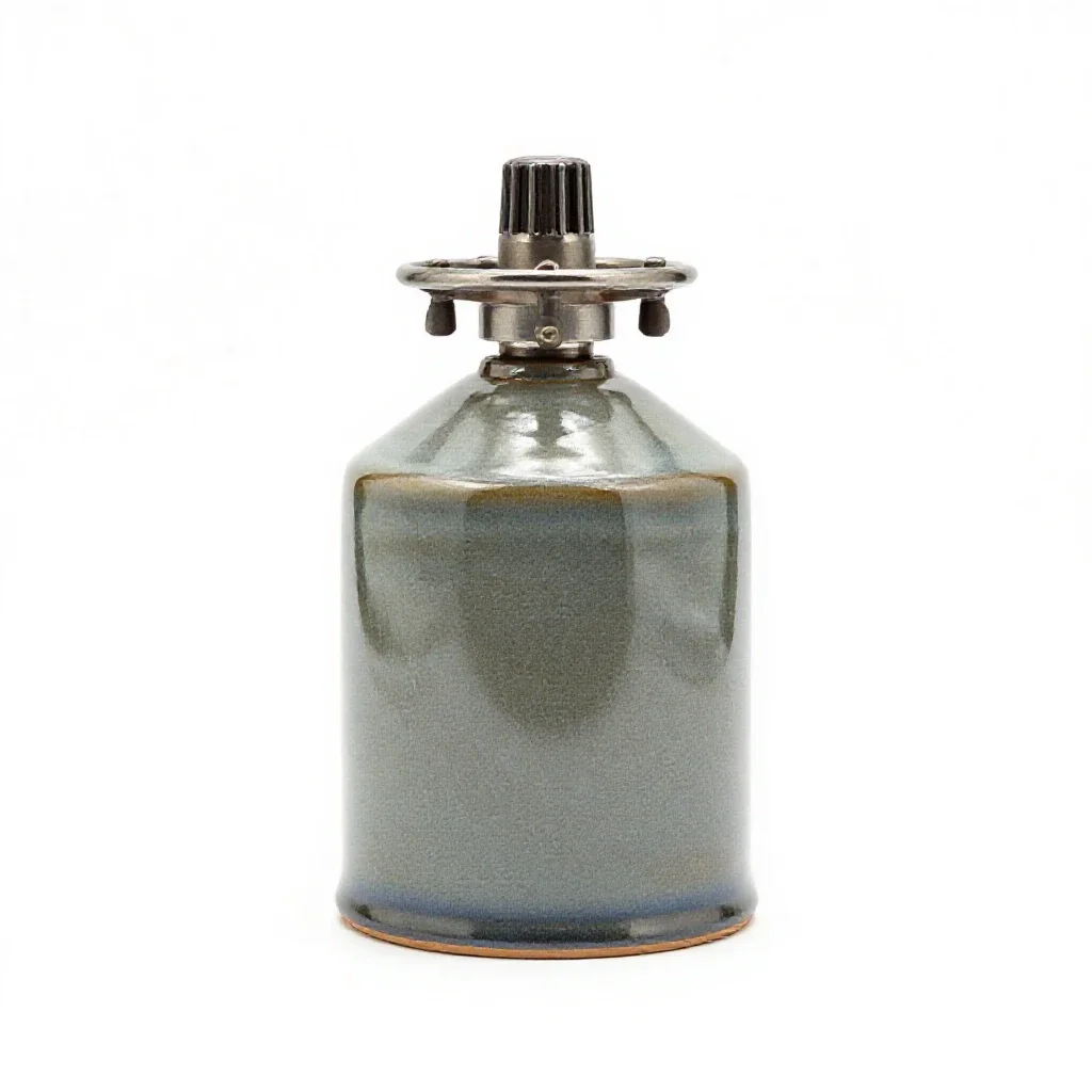 Oil burner isolated on a white background