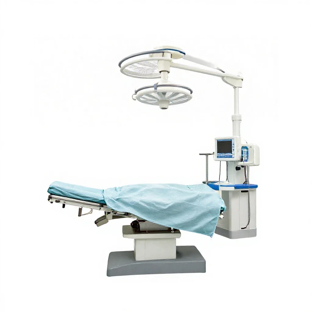 Operating room isolated on a white background