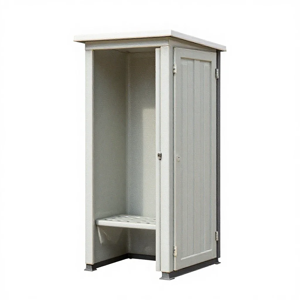 Outhouse isolated on a white background