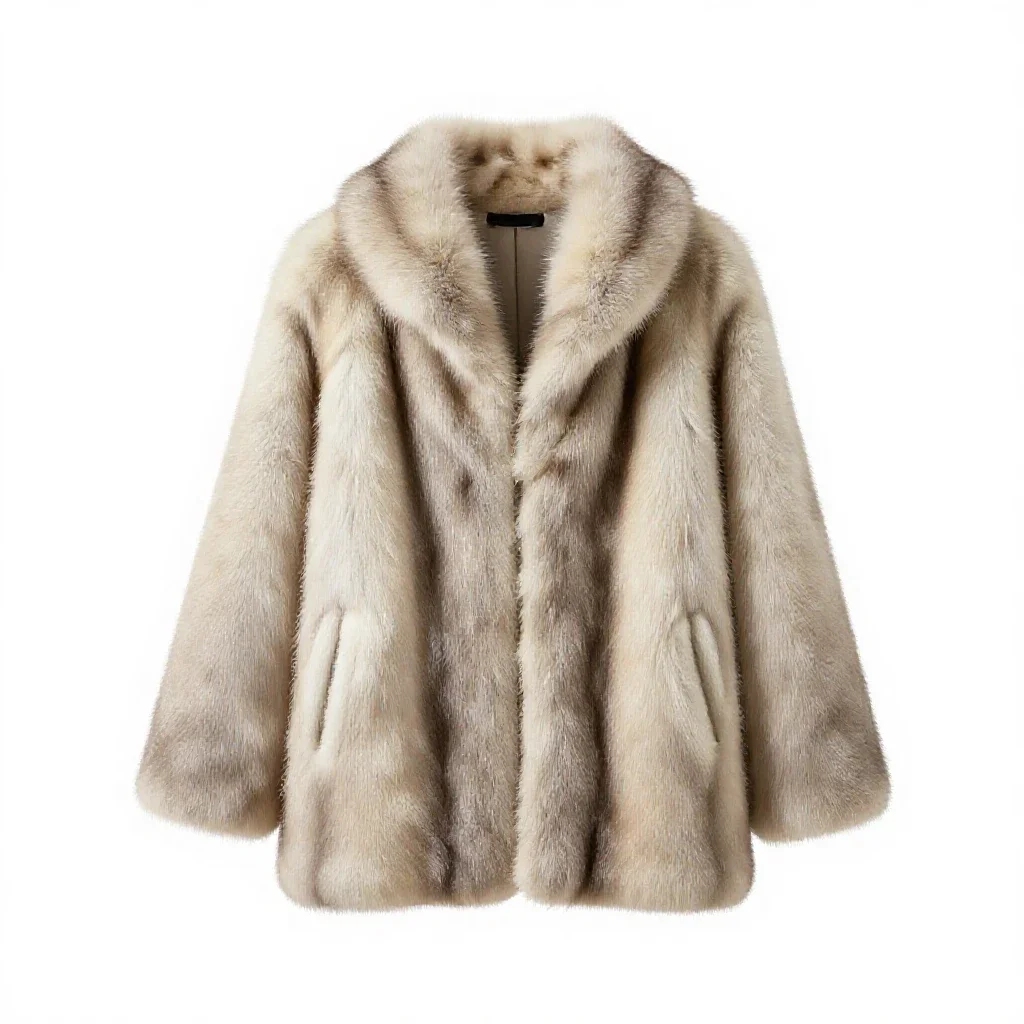 Mink isolated on a white background