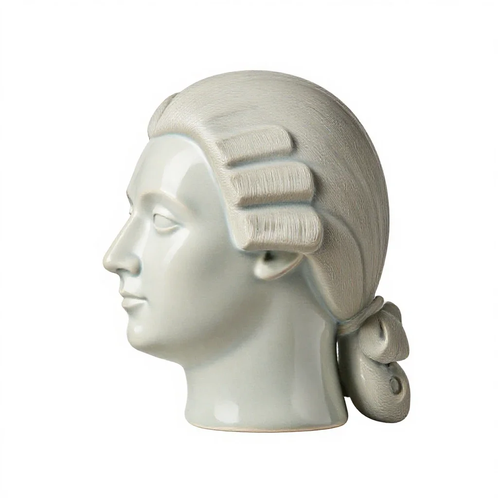 Periwig isolated on a white background