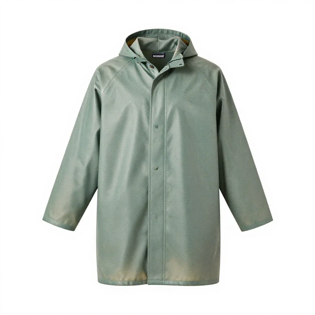 Raincoat isolated on a white background