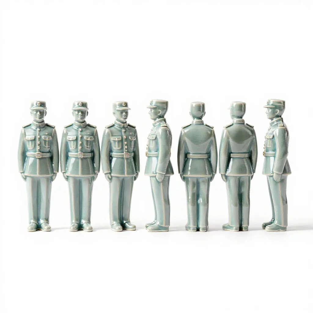 Regimentals isolated on a white background
