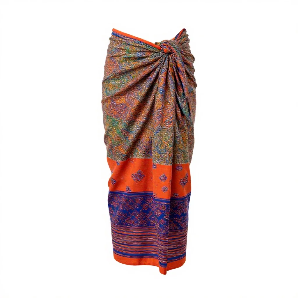 Sarong isolated on a white background