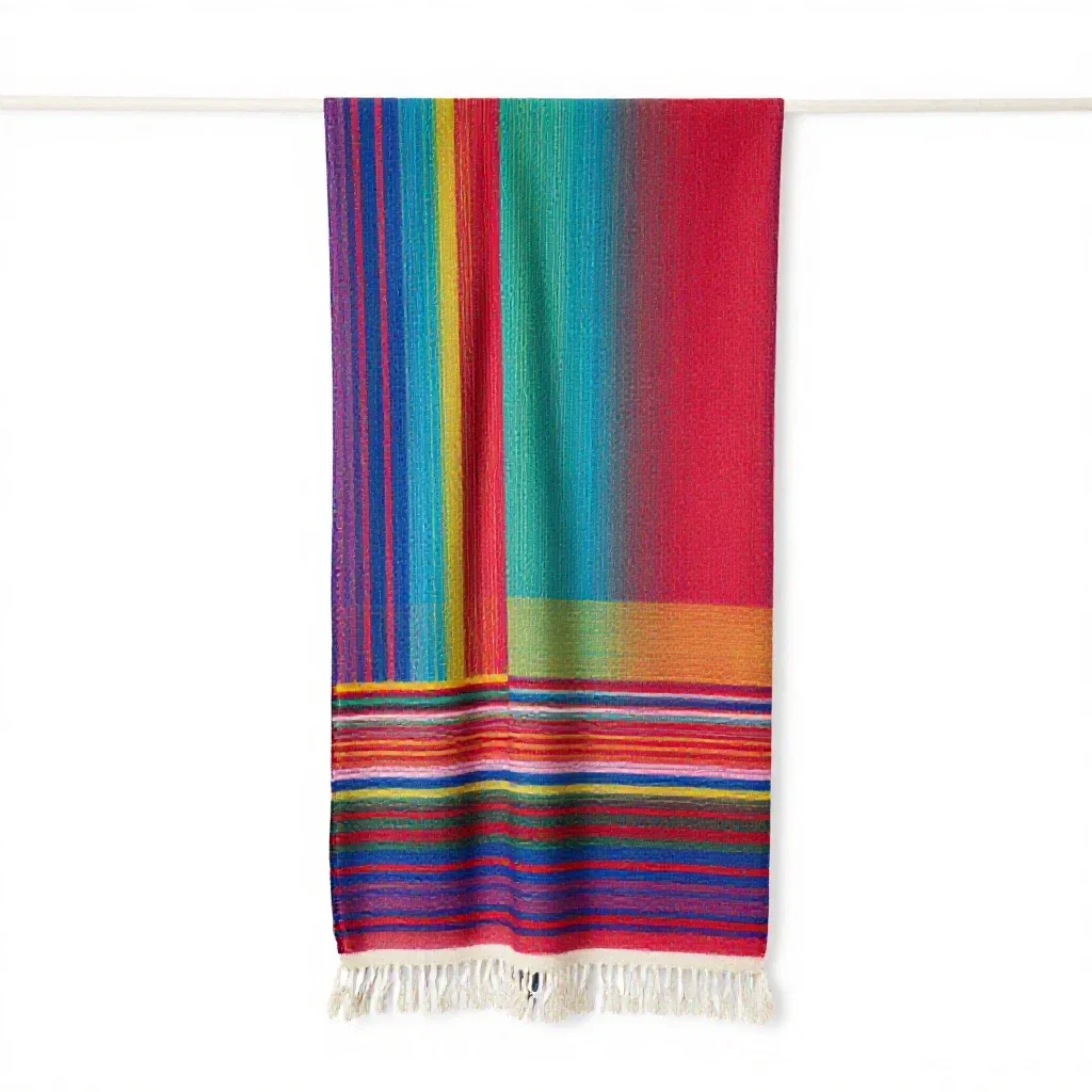 Serape isolated on a white background