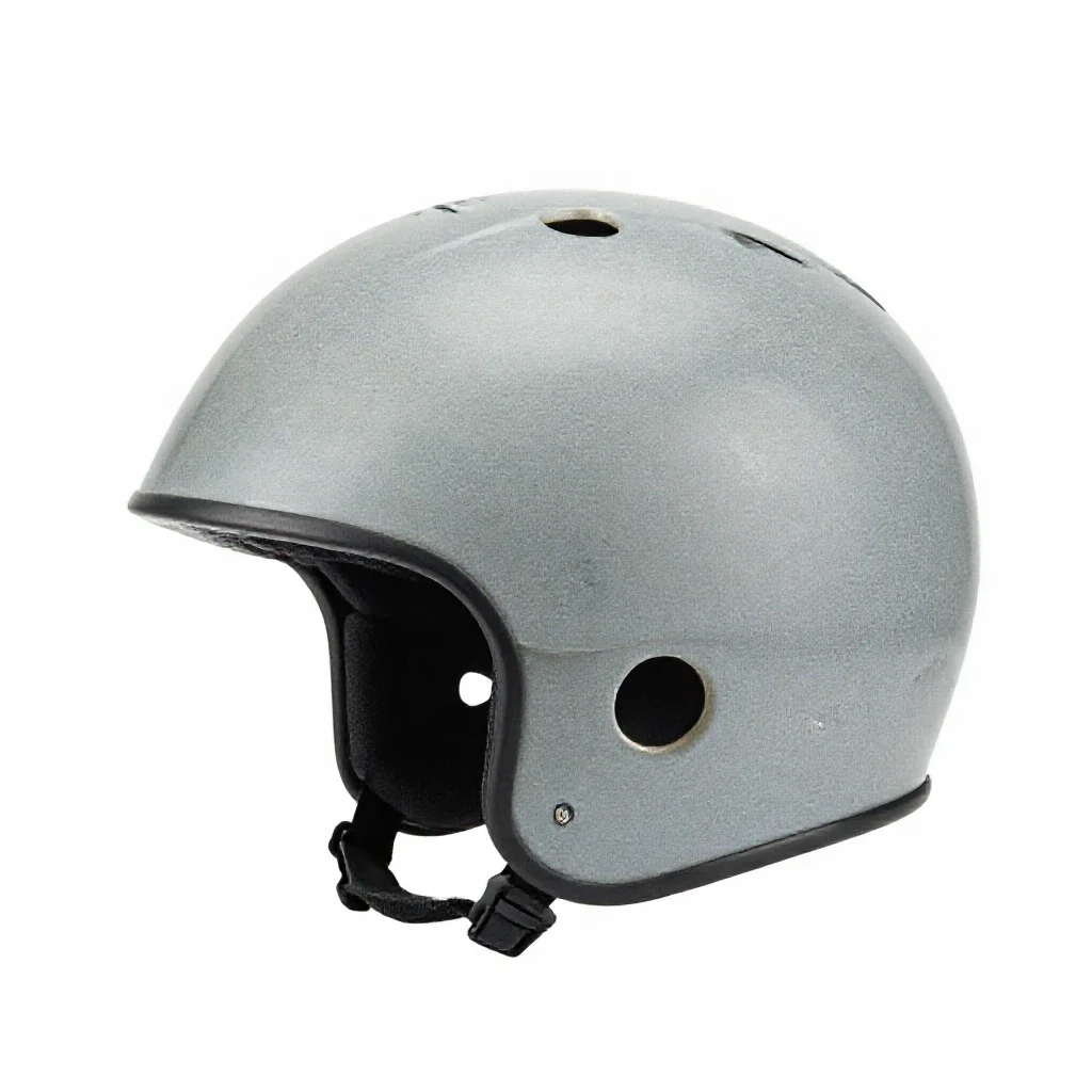 Skid lid isolated on a white background