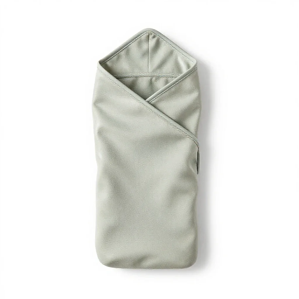Swaddling clothes isolated on a white background