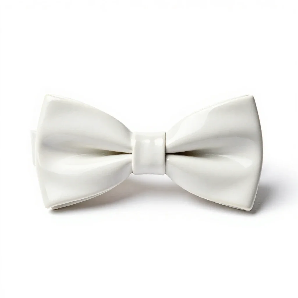 White tie isolated on a white background