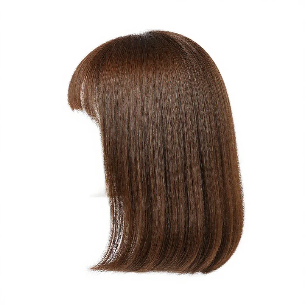 Wig isolated on a white background