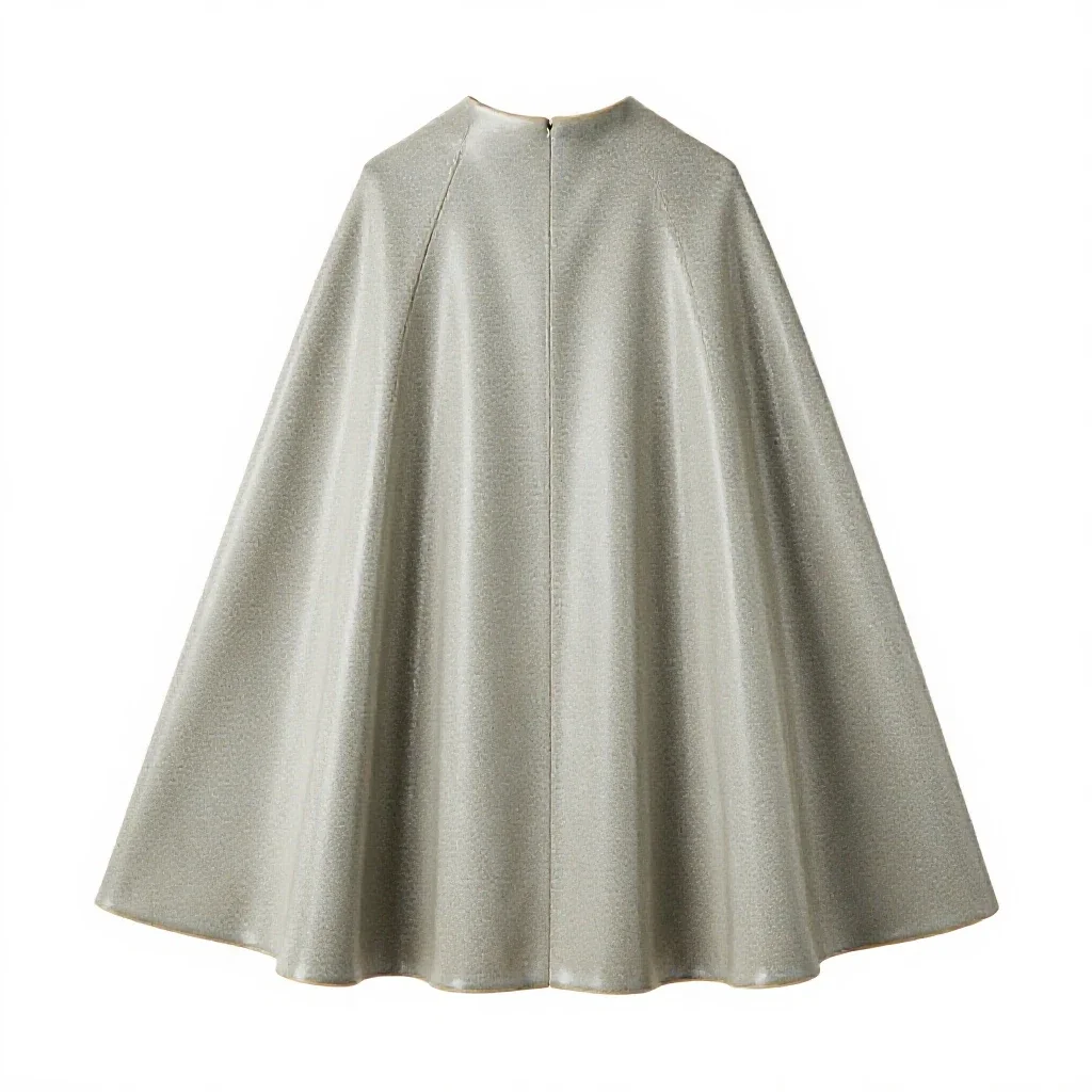 Opera cloak isolated on a white background