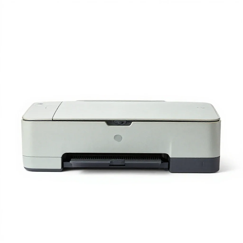 Bubble jet printer isolated on a white background