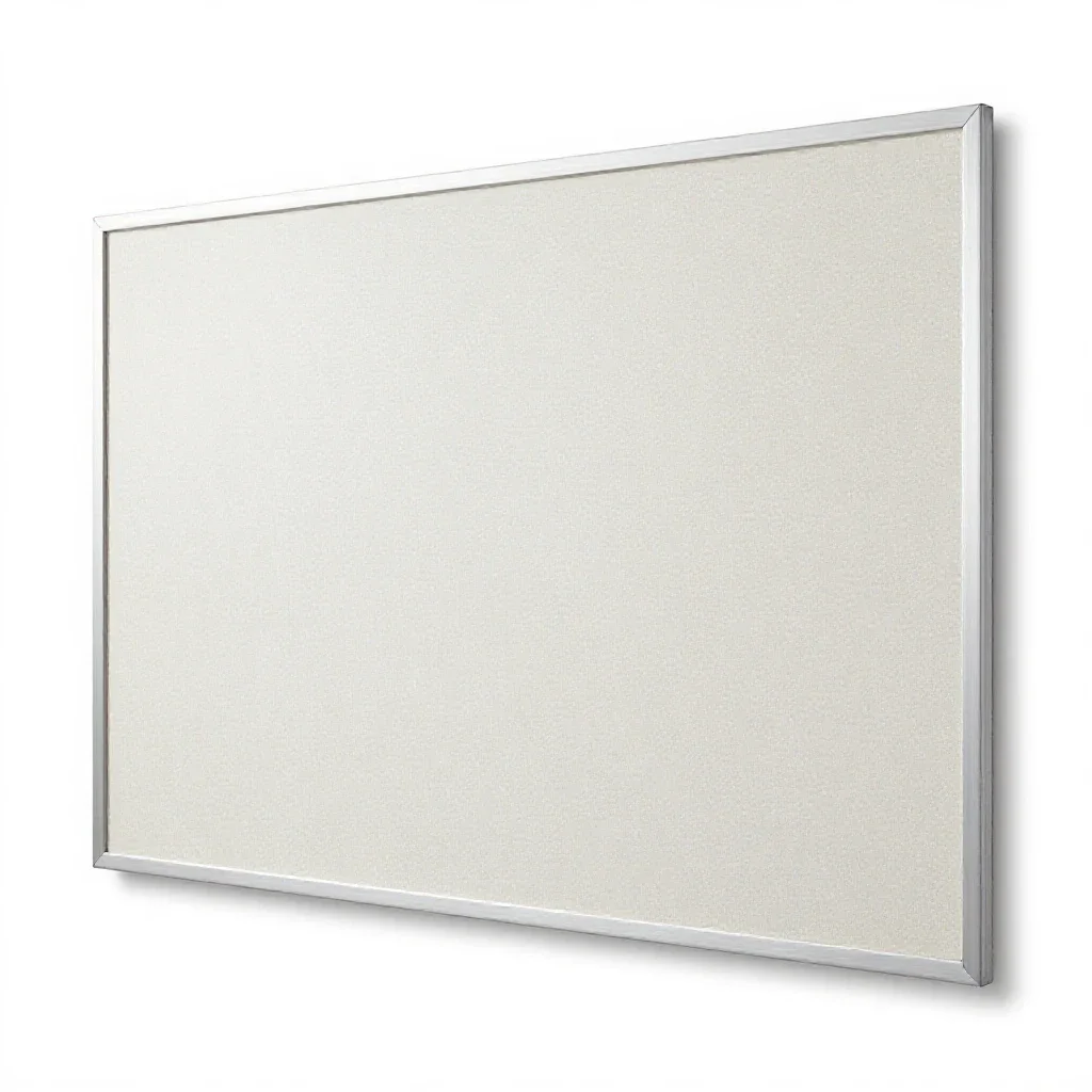 Bulletin board system isolated on a white background