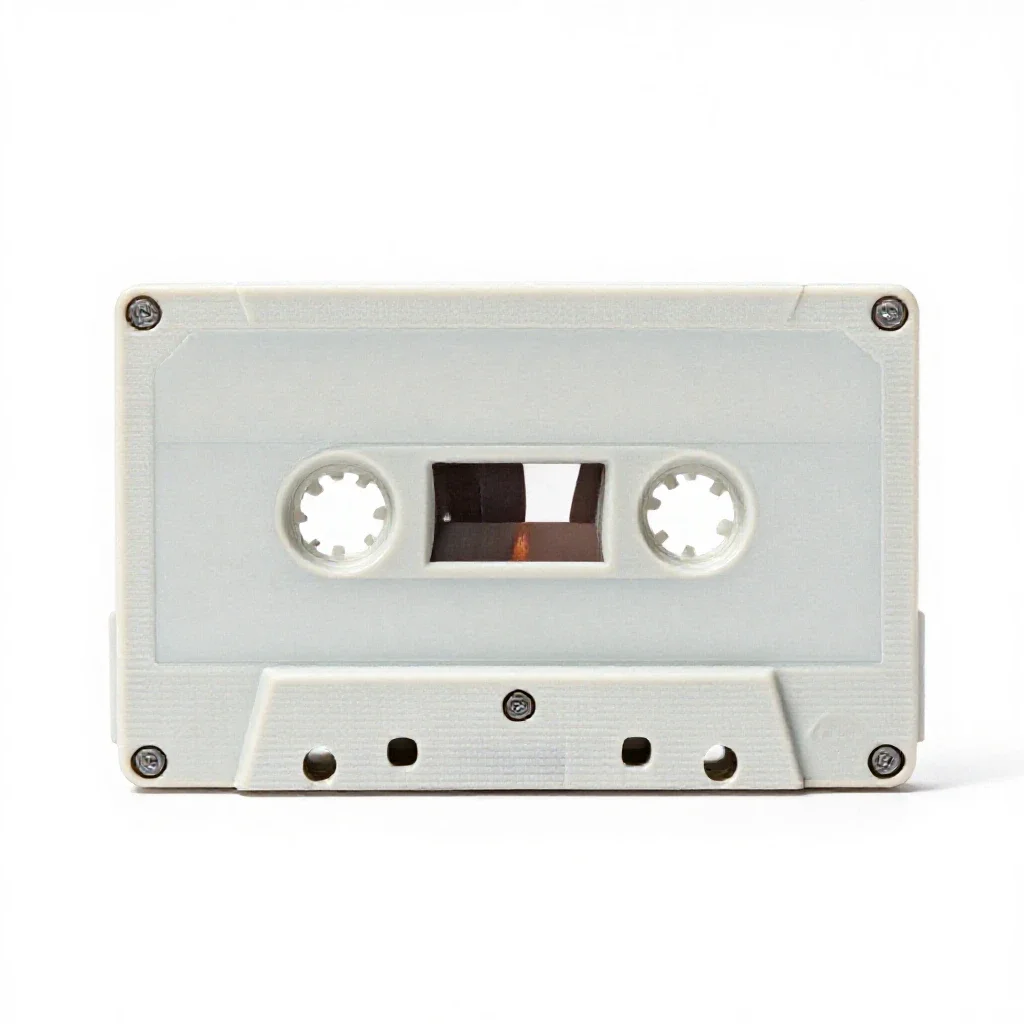 Cassette deck isolated on a white background