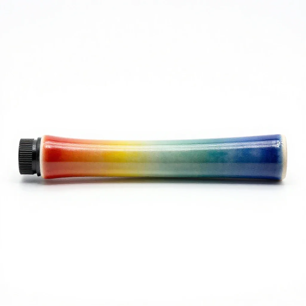 Color tube isolated on a white background