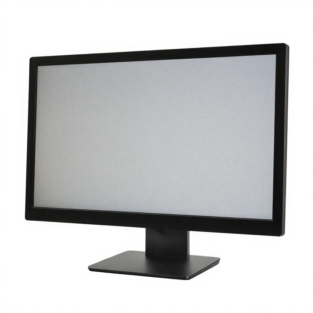 Computer monitor isolated on a white background