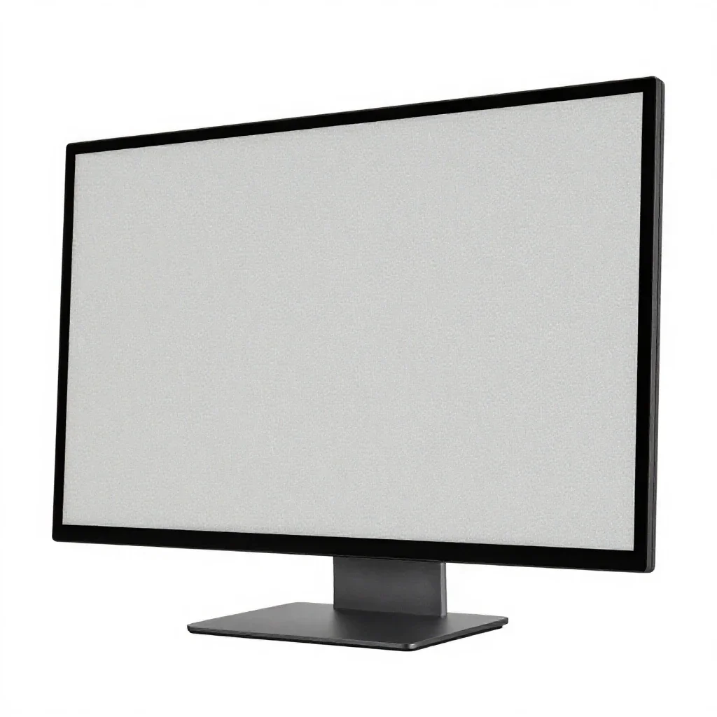 Computer screen isolated on a white background
