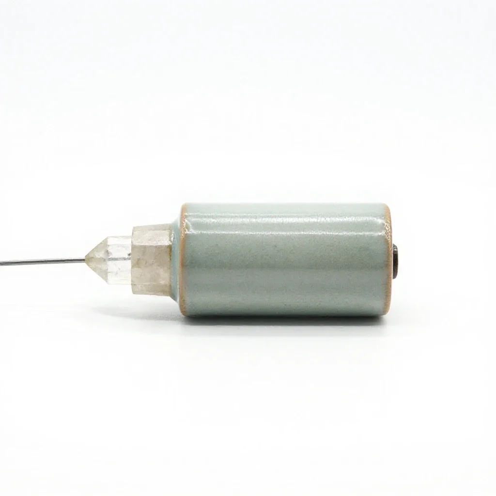 Crystal detector isolated on a white background