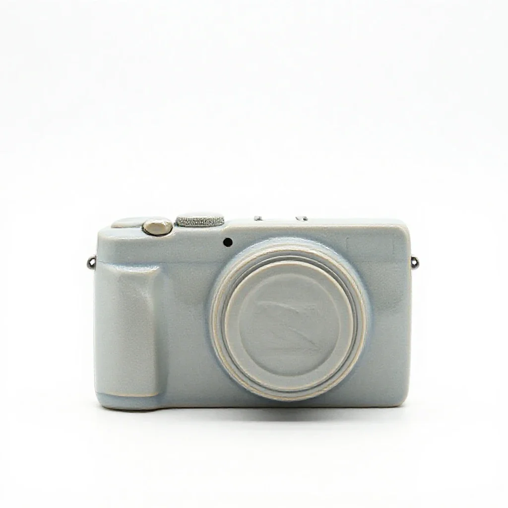 Flash camera isolated on a white background