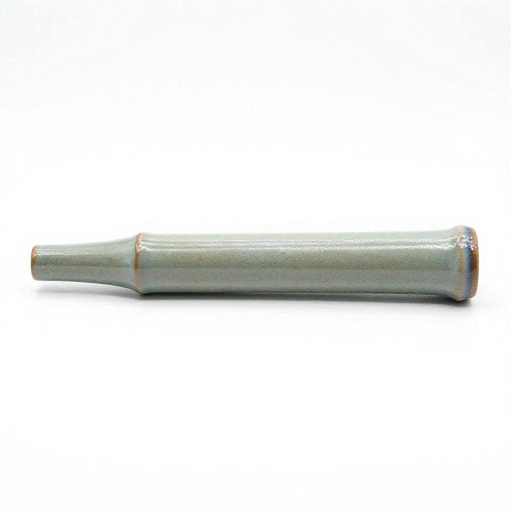 Gas-discharge tube isolated on a white background