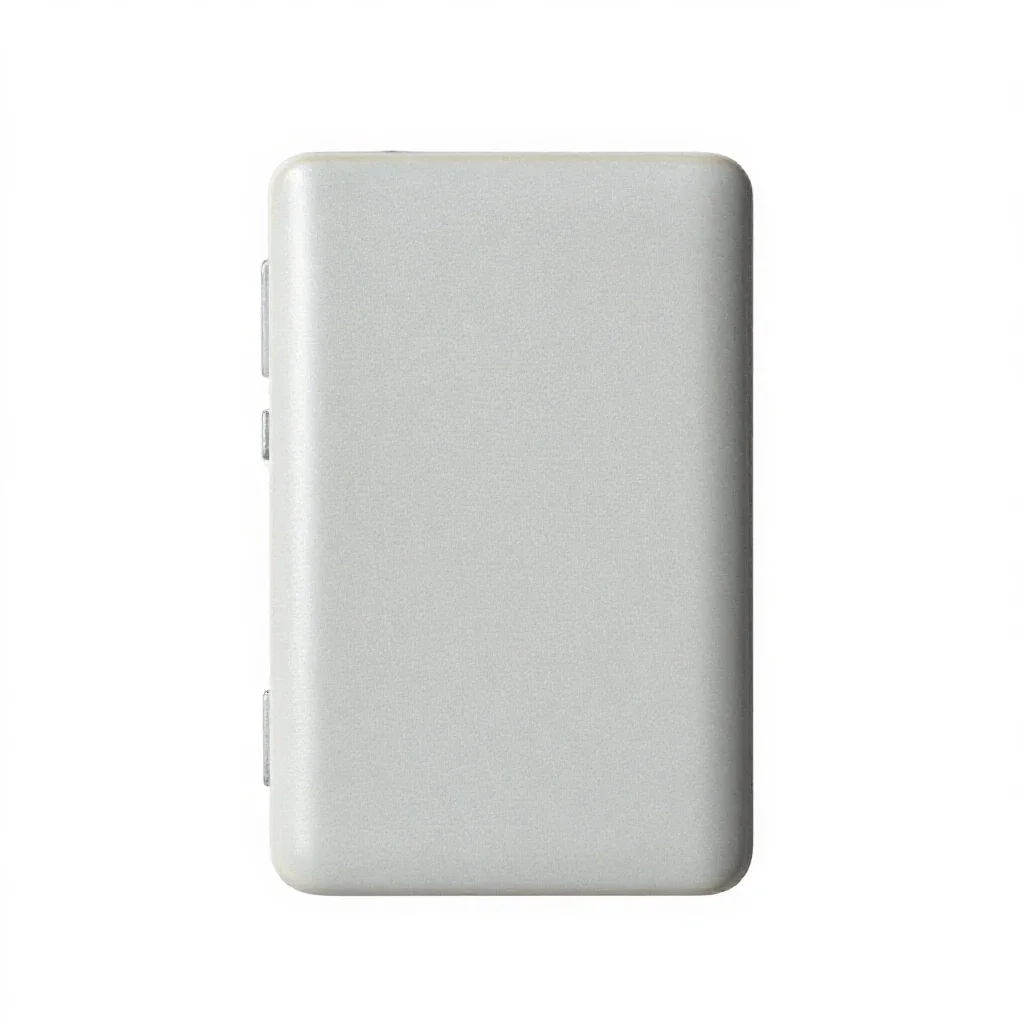 Hand-held computer isolated on a white background
