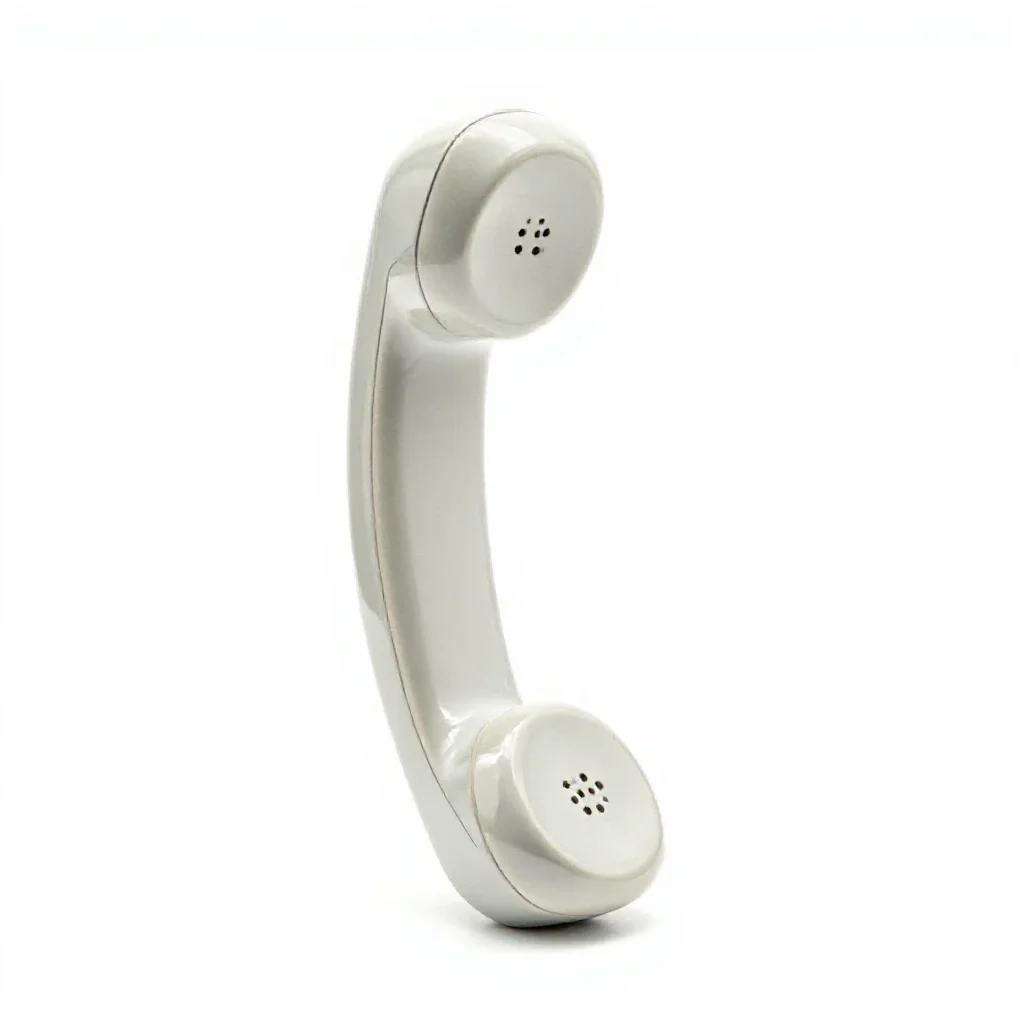 Handset isolated on a white background