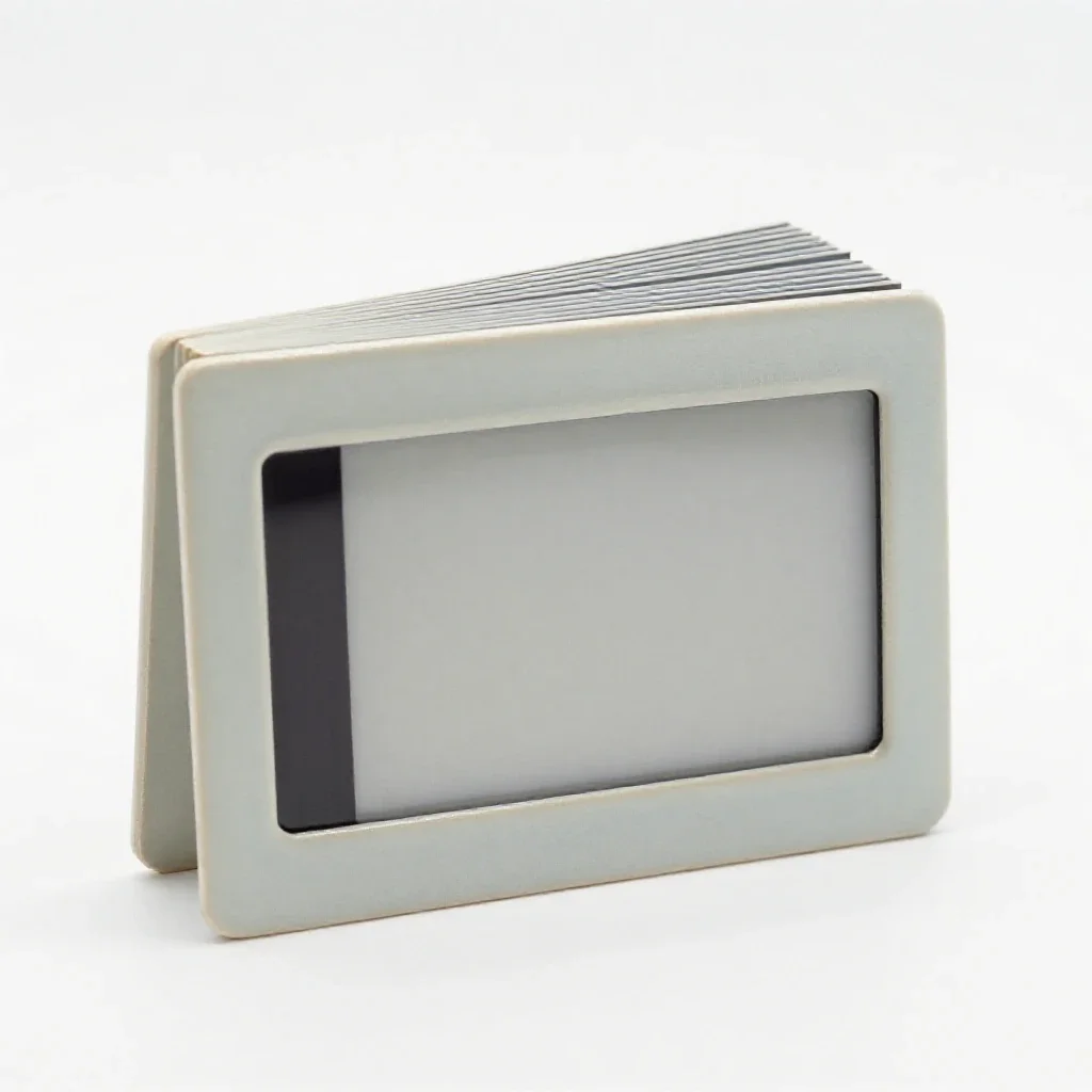 Microfiche isolated on a white background