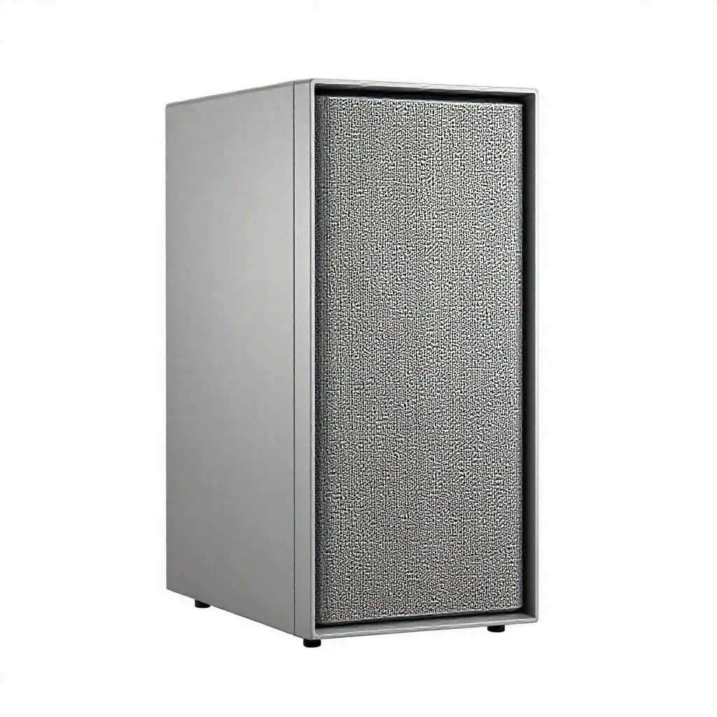 Non-dedicated file server isolated on a white background