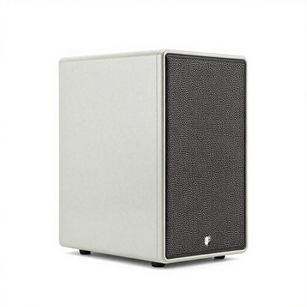 Audio system isolated on a white background
