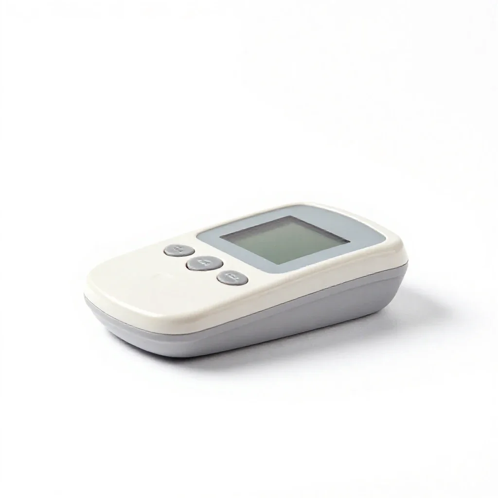 Electronic fetal monitor isolated on a white background