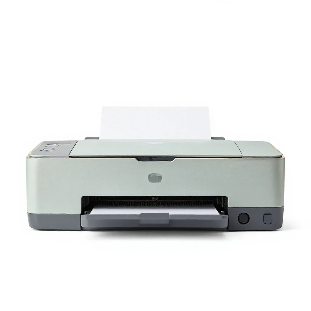 Ink-jet printer isolated on a white background
