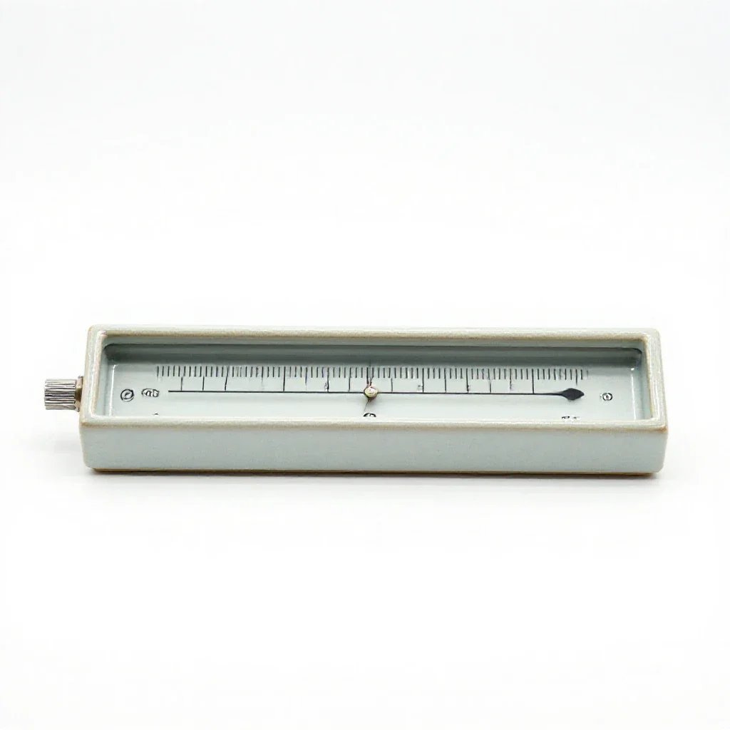 Ballistic galvanometer isolated on a white background